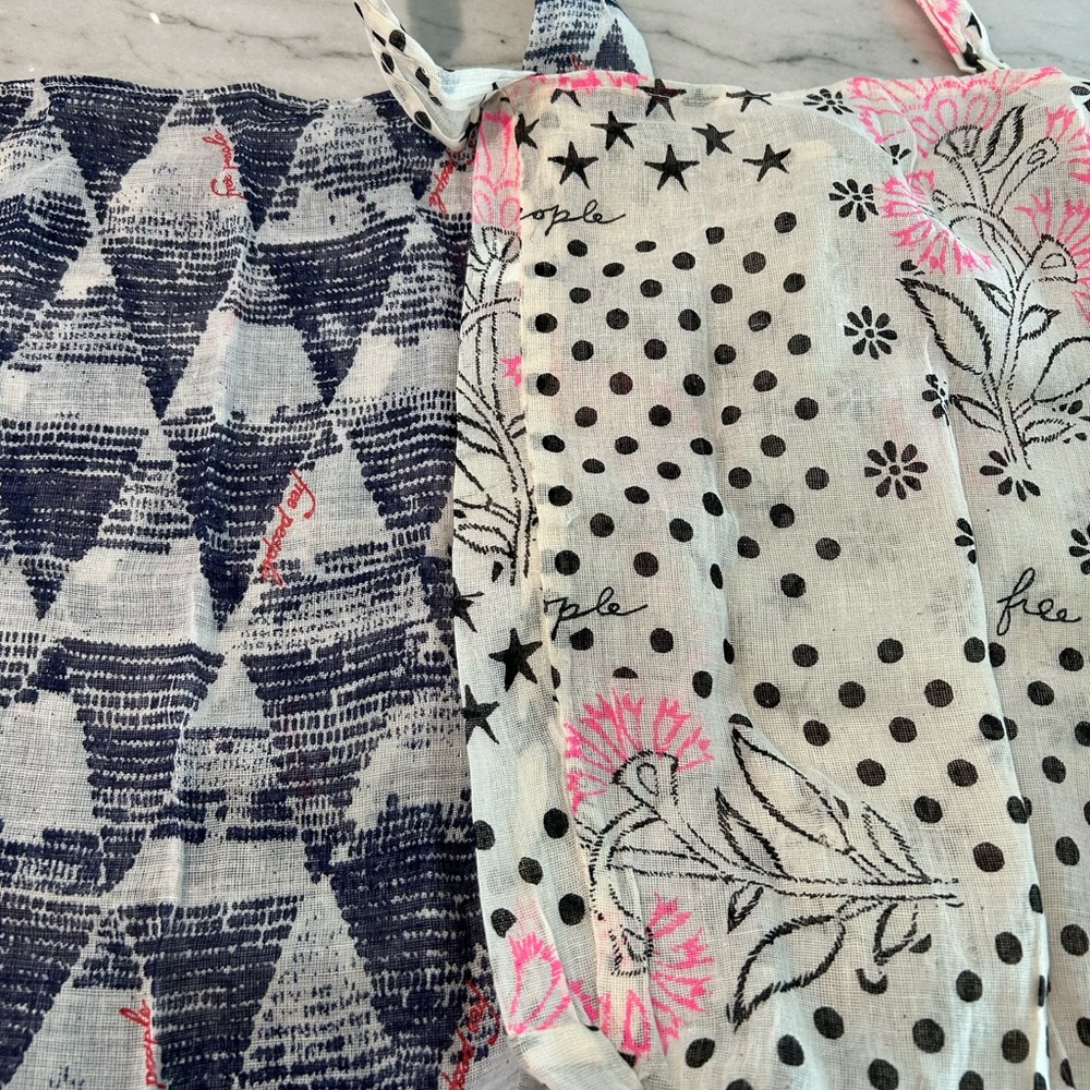 Free People Shopping Bags, Set of 2